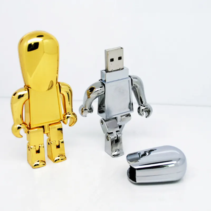 الروبوت USB OEM المعادن روبوت محرك فلاش USB الروبوت USB عصا