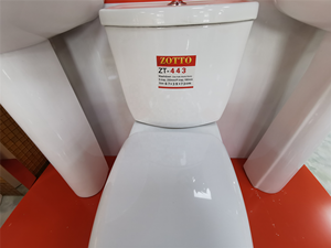 Haut de gamme en céramique deux pièces toilettes publiques avec bassin suspendu salle de bain convient sanitaires wc toilettes ensemble - Product Image 3