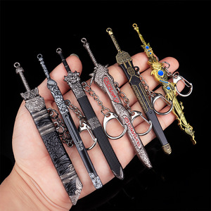 Cổ Overlord Thanh Kiếm Mini Vũ Khí Mô Hình Khắc Hợp Kim Đồ Trang Trí Keychain Khắc Đồ Trang Sức Đồ Chơi Và Keychain Phụ Kiện - Product Image 1