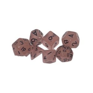 Outils <span class=keywords><strong>de</strong></span> jeu Vente en gros Logo personnalisé Planche polyédrique Jeu en acrylique Mini dés pour <span class=keywords><strong>jeux</strong></span> <span class=keywords><strong>de</strong></span> table - Product Image 1