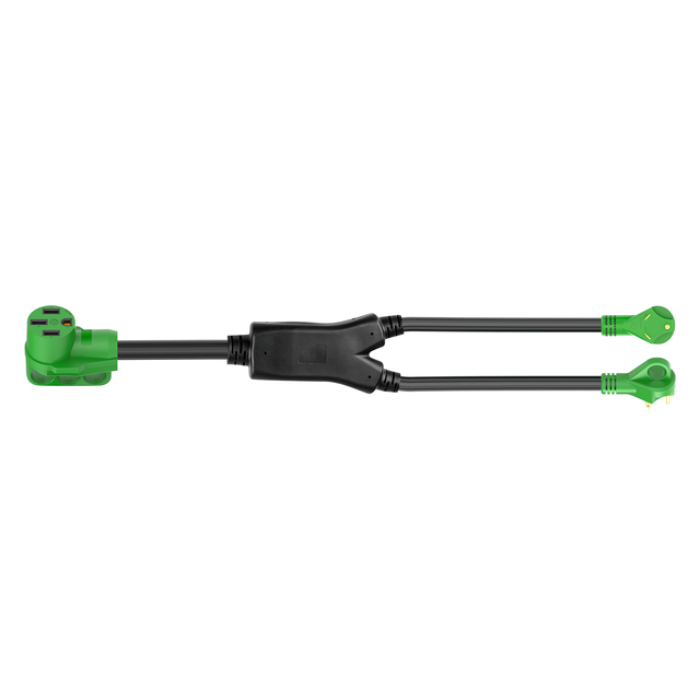 NEMA 14-50P Male Plug Adapter Cord with TT-30R 5-20R Female Outlet 50A 125/250V 30A+20A 125V for US Standards
