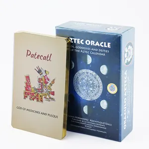 Custom Astrology Cards Printing Tarot Cards For Reading With Gold Side