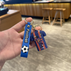 WORLD And CUP Football Star For Jersey PVC <strong>Keychain</strong> Pendant Sports Souvenir Car <strong>Keychain</strong> Pendant Gift Wholesale - Product Image 4