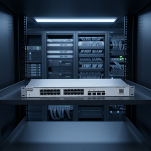 RG-NBS5200-24GT4XS Switch Ethernet Gestionado L2 L3 de 24 Puertos 10G Uplink SFP para Montaje en Rack para Redes Empresariales, CCTV y Campus - Product Image 1