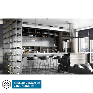 George Group: Cucine Modulari Personalizzate, Moderne ed Economiche, in Laminato, con Rubinetto, Design Standard Americano - Product Image 1