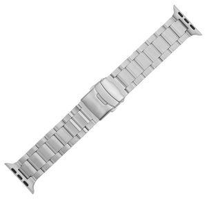 Bracelet de montre en acier inoxydable argenté, bracelet de remplacement pour montre connectée, usage quotidien au bureau - Product Image 3