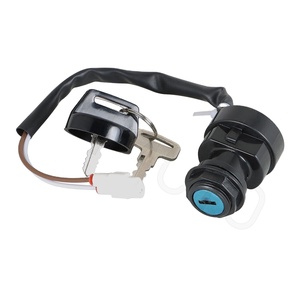YHMOTO Interrupteur à clé de contact (Zuendschloss) pour Kawasaki Bayou 250 KLF250 2004-2011, Référence OE 270050002 - Product Image 1