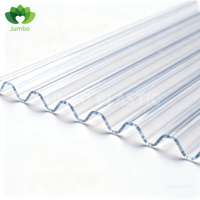 Panneaux de serre en plastique transparent ondulé, écologiques, durables, revêtus d'UV, 0,8-2,5 mm, service de découpe de feuilles de polycarbonate PC