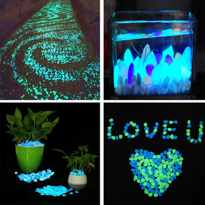 Pierres Lumineuses, Galets Luminescents pour Aménagement Paysager, Roche Fluorescente pour Décoration d'Aquarium et de Bassin, Pierre Lumineuse - Product Image 6