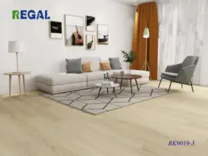 Suelo de vinilo SPC híbrida de madera de roble de núcleo rígido comercial residencial directo de fábrica