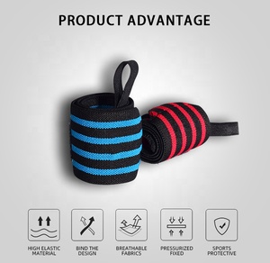 Involucri del polso Palestra Supporto per Il Polso Brace Wristband Su Ordinazione Elastico Su Misura Logo Sacchetto Del Opp Unisex Neoprene Vita Quotidiana - Product Image 2