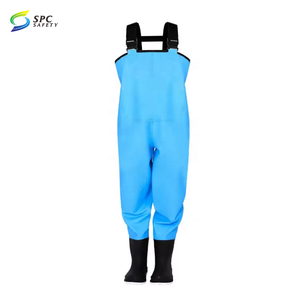 <span class=keywords><strong>Cuissardes</strong></span> de pêche et de sport en PVC imperméables avec poche zippée pour jeunes, enfants, filles, idéales pour la navigation, la plage, la randonnée aquatique et les ruisseaux. - Product Image 5