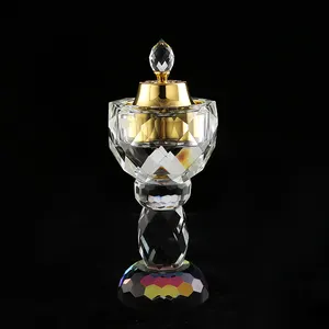 CJ-New Creative Design Arabic Style Crystal Incense Oil Burner