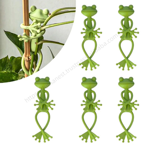 Support de plante réutilisable en forme de L avec support flexible réglable pour câbles, fils, vignes de jardin, fleurs et légumes - Product Image 1