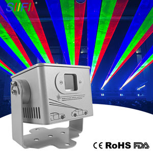 Feux d'avertissement laser RGB montés sur véhicule d'urgence, étanches IP65, 12V/24V, pour la sécurité routière et la régulation du trafic - Product Image 1