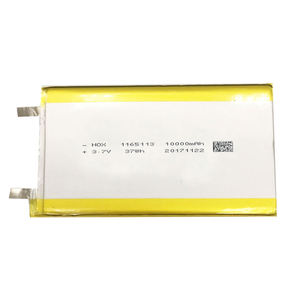 Yüksek kapasiteli 1165113 lityum polimer pil <span class=keywords><strong>3</strong></span>.7v lityum polimer pil 10000mAh - Product Image 3