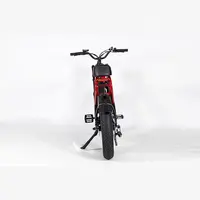 Bicicleta eléctrica de carga con luz LED trasera, bici de Ciudad de 72V