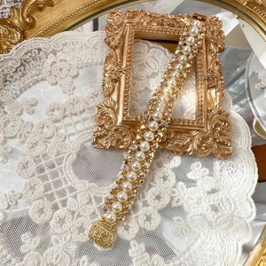 Di lusso giovane Vintage Unisex 18K oro placcato bracciale di perle artigianali <span class=keywords><strong>gioiello</strong></span> classico per matrimoni feste regali per bambini - Product Image 3
