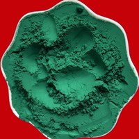 Pigment d'oxyde de fer vert en poudre pour revêtements de peinture de briques et bâtiments anciens, facile à colorer, fourni par les fabricants