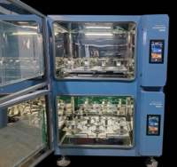 Incubadora de Laboratorio Apilable de 3 Niveles con Control Independiente de Temperatura y Velocidad, Pantalla LCD, 10-300 rpm, 4-65 ℃