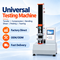 Machine d'essai de résistance à la traction électronique universelle automatique 50kN 200kN 500kN 2000kN 50T pour caoutchouc, cuir, plastique, fil métallique, métal