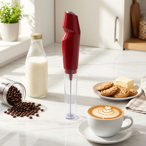 Espumador de Leche Eléctrico de <span class=keywords><strong>Mano</strong></span>, Batidor de Acero Inoxidable 304, Mezclador de Bebidas de Alta Velocidad para Café, Latte, Matcha, con Logotipo Personalizado - Product Image 6