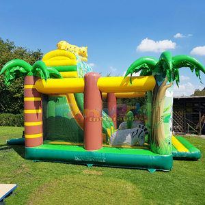บ้านลมเป่าลมสำหรับเด็กเล่นกลางแจ้งพร้อมสไลเดอร์ - Product Image 2