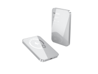 Power Bank Ultra Tipis Magnetik Nirkabel Baterai Li-Polymer 5000mAh Kaca Tempered Pengisian Cepat PD 20W Terlaris