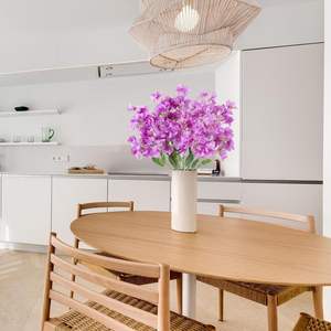 Flores Artificiales de Guisante Dulce, Hechas a Mano, Realistas, de Seda, para Decoración de Mesa en Bodas y Hogar, Venta al Por Mayor de Fábrica - Product Image 4