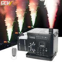Machine à fumée et à jets de brouillard LED RGB DMX haute puissance GEVV 3500W, résistante à la pluie, pour spectacles sur scène et concerts