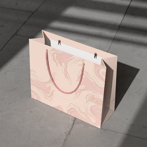 대용량 럭셔리 크리에이티브 의류 인쇄 포장 선물 공장 직공급 맞춤형 브랜드 의류 크래프트 종이 가방 - Product Image 2