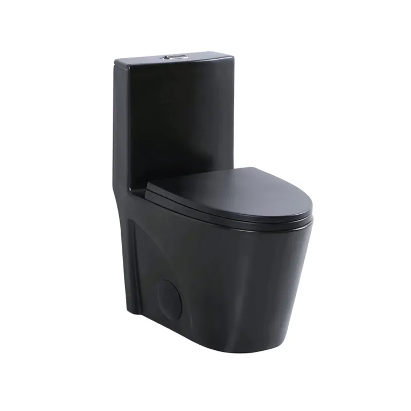 HT Wc memanjang Set Toilet satu potong keramik Flush lemari air kamar mandi Toilet kamar mandi Set 3093-MB