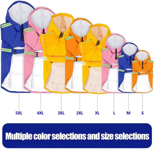 Ropa Impermeable y Resistente a la Nieve, Abrigo Reflectante para Mascotas con Estampado Sólido, <span class=keywords><strong>Chubasquero</strong></span> de PU para Perros <span class=keywords><strong>Labrador</strong></span> Retriever, Golden Retriever, Husky - Product Image 4