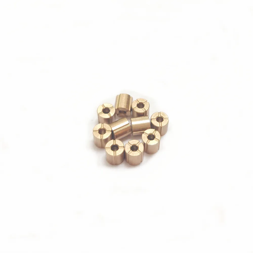 Vendas do baixo preço dos rolamentos pequenos personalizados do fã do metal, peças metálicas, aço, materiais do cobre