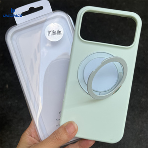 Custodie per Telefono in Silicone Colori Semplici Nero Rosa Custodia Magnetica 360 per iPhone <span class=keywords><strong>11</strong></span> Pro - Product Image 5