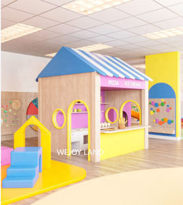 Zona de Juegos Infantil Personalizada y Colorida, Equipo de Juegos de Imitación para Interiores, Casa de Juegos para Niños, Equipo de Juegos Suaves con Tobogán - Product Image 3