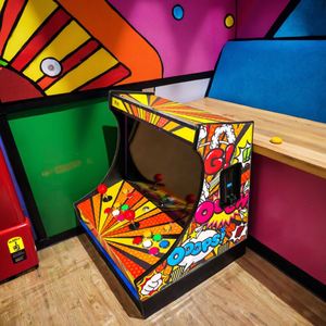 Mini borne d'arcade de table, console de jeu rétro à monnayeur avec joystick, équipement de jeu vidéo pour la maison, les bars et les magasins - Product Image 4