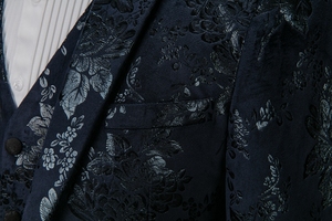 Automne/hiver nouvelle impression hommes costumes trois pièces velours costumes grande taille <span class=keywords><strong>marié</strong></span> meilleur <span class=keywords><strong>homme</strong></span> se marier <span class=keywords><strong>costume</strong></span> - Product Image 6