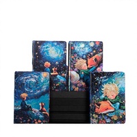 Carnet A5 à couverture rigide avec pages intérieures colorées et reliure cousue