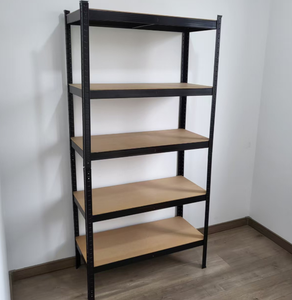 Heißer Verkauf: Fabrik-Metallregal ohne Schrauben, Metallregalsystem, <span class=keywords><strong>Eckregal</strong></span> mit MDF-Holz, verstellbares Lagerregal mit hoher Kapazität für den Lagergebrauch - Product Image 2
