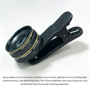 Cámara Profesional 4K HD Macro <span class=keywords><strong>de</strong></span> 17 mm y 135 mm, Cámara Dual Macro para Joyería y Teléfono Inteligente con Modo <span class=keywords><strong>de</strong></span> Enfoque Automático para Fotografía - Product Image 5