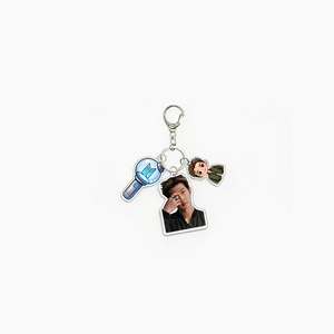 Porte-clés en acrylique imprimé UV, série Q-version Team RM Jin J-Hope, motif dessin animé, pour cadeau souvenir périphérique, vente en gros Spot Idol - Product Image 4