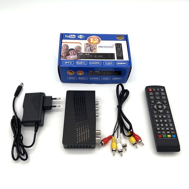 Full HD youtube Dvb T2 Digital Tv Receiver Home Set-top Box Mpeg4 Mini Set Top Box for Columbio