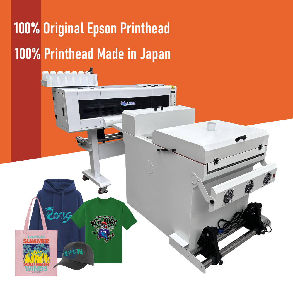 Переходный принтер Plk Dtf L1800 с рулонным питателем Epsonn I3200 Dtf принтер 4 головки 60 см Dtf принтер 45 см 4 цвета плюс белый