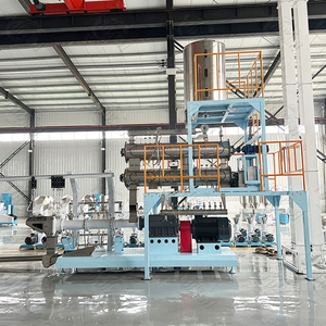 Línea de producción de alimentos para peces flotantes de alta productividad Máquina extrusora de nuevas condiciones para la fabricación de alimentos para peces - Product Image 1
