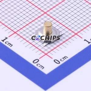 TS-1076S-A11B2 Tactile Switch SMD-4P,5.2x5.2mm Switch Single Pole Single Throw Round Button 1.8N Vertical Mount - Product Image 1