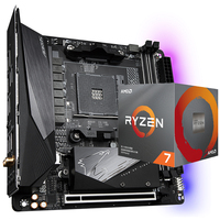 Carte mère de jeu GIGABYTE B550I AORUS PRO AX ITX d'occasion, compatible avec les processeurs Ryzen CPU 3600X/3700X/3800X/3900X, chipset B550