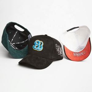 Créateur de mode broderie exquise 5 panneaux casquette Gorras sangle réglable rétro deux tons ajusté chapeau casquette de Baseball - Product Image 4