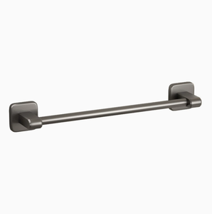Porte-serviettes mural pour salle de bain - Étagère de rangement murale pour salle de bain <span class=keywords><strong>sans</strong></span> perçage - Porte-serviettes simple barre pour salle de bain - Product Image 5