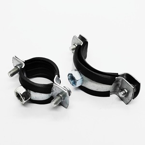 Kẹp đỡ ống nặng và ống <span class=keywords><strong>PVC</strong></span> có lớp lót cao su, kẹp vít đôi, kẹp điều chỉnh - Product Image 3